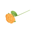 Giftwowo Handmade Yarn Rose Bouquet - Knitted Yarn Flowers for Mother's Day, Handcrafted Flower Bouquet, Crochet Yarn Roses