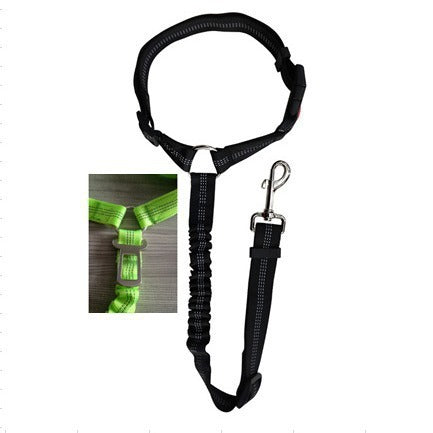 Giftwowo Car Pet Safety Leash – Elastic, Retractable Dog Leash with Reflective Straps for Dogs