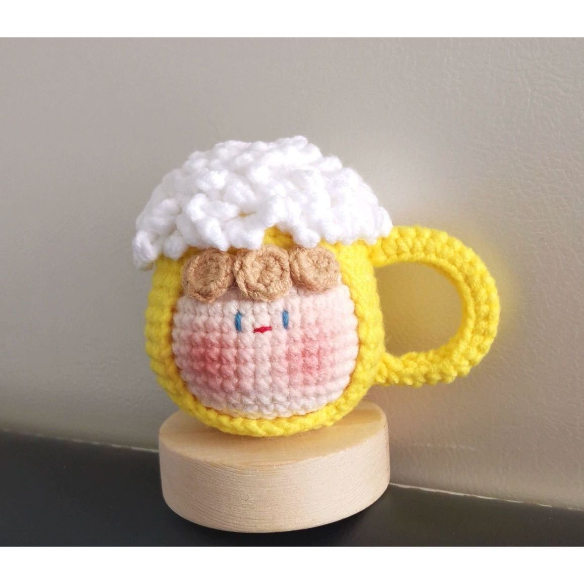 Giftwowo Handmade Yarn Crochet Pom-Pom Keychain, Bag Pendant, Creative Gift Series, Unique Handmade Accessories