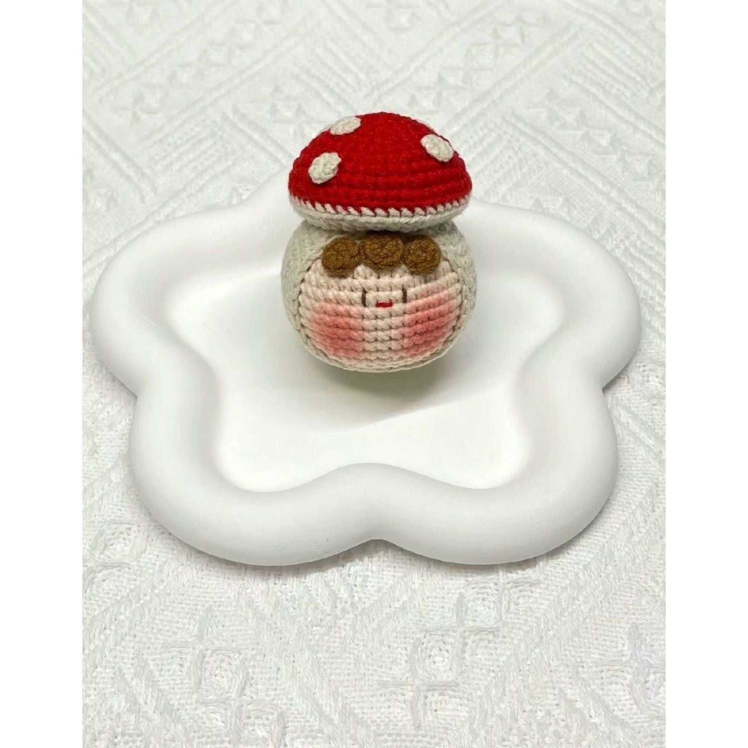 Giftwowo Pom-Pom Yarn Crochet, DIY Handmade Gift for Boyfriend and Girlfriend, Birthday and Qixi Festival, Unique Gift for Girls