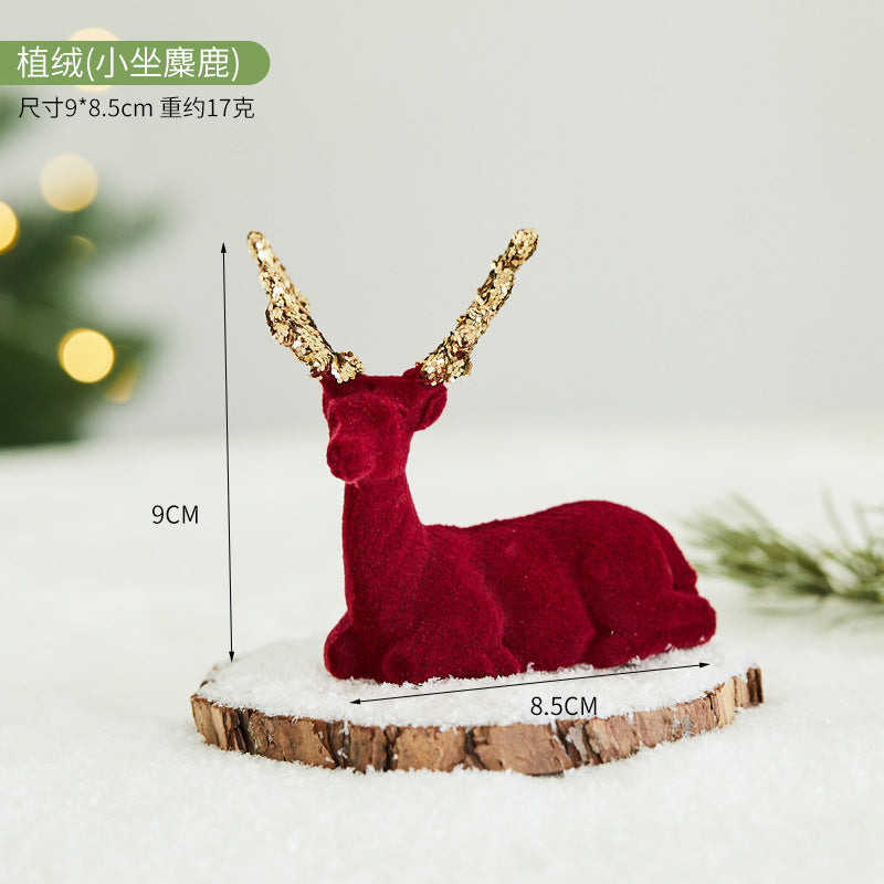 Giftwowo 1PC Wine Red Velvet Christmas Tree Pendant Xmas Tree Holiday Decor Garland Bow Pendant Christmas Festival Gift