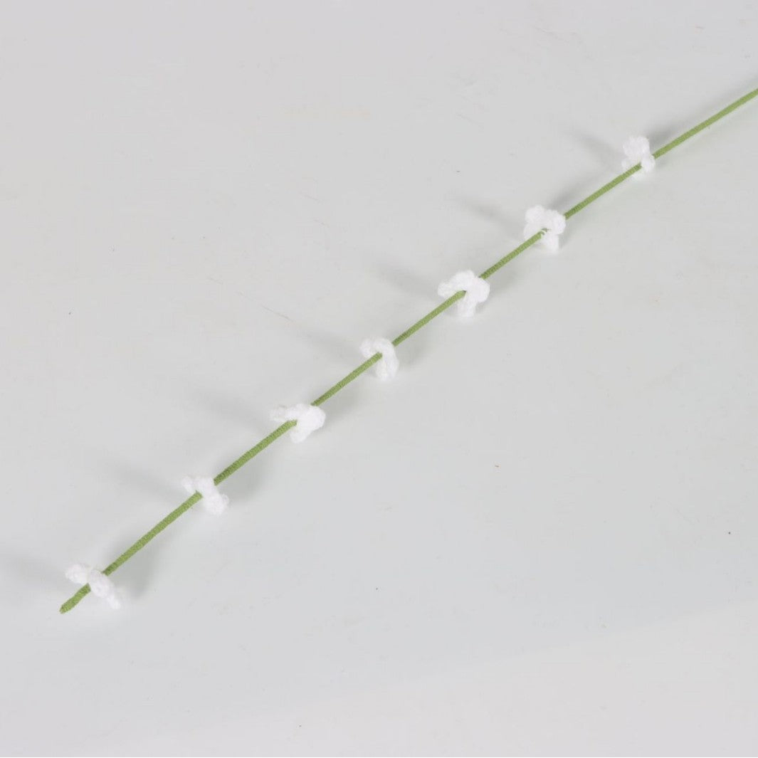 Giftwowo 1PC Handcrafted Yarn Flowers – Ready-to-Display Milium Faux Flowers, Crochet Floral Arrangement for Home Décor, Creative Gift