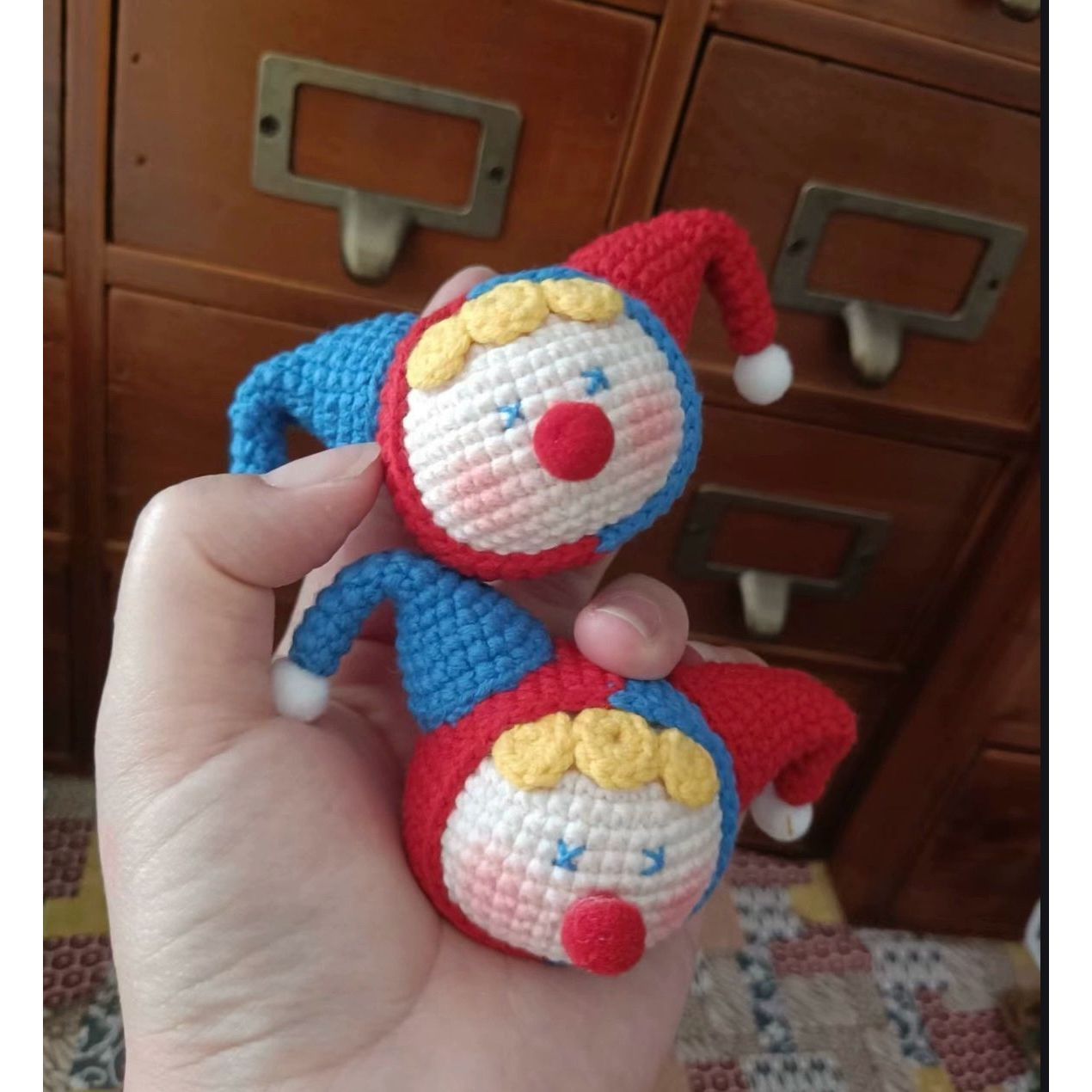 Giftwowo Pom-Pom Yarn Crochet, DIY Handmade Gift for Boyfriend and Girlfriend, Birthday and Qixi Festival, Unique Gift for Girls