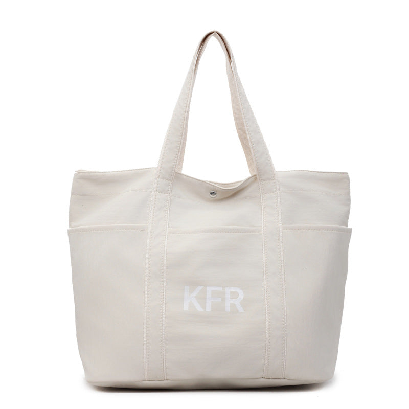 Giftwowo 1PC Women's Canvas Bag 2025 New Arrival – Casual & Lightweight Tote, Large Capacity Shoulder Bag for Class & Commuting