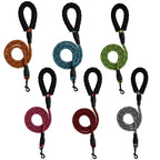 Giftwowo Premium Pet Leash, Multi-Color Round Rope, Non-Slip Handle Dog Leash for Pets