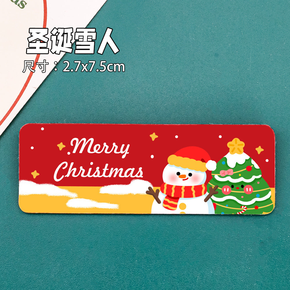 Giftwowo 1PC Cute Christmas Fridge Magnet – Creative DIY Decorative Magnetic Sticker, High-Quality Thick Magnetic Christmas Gift