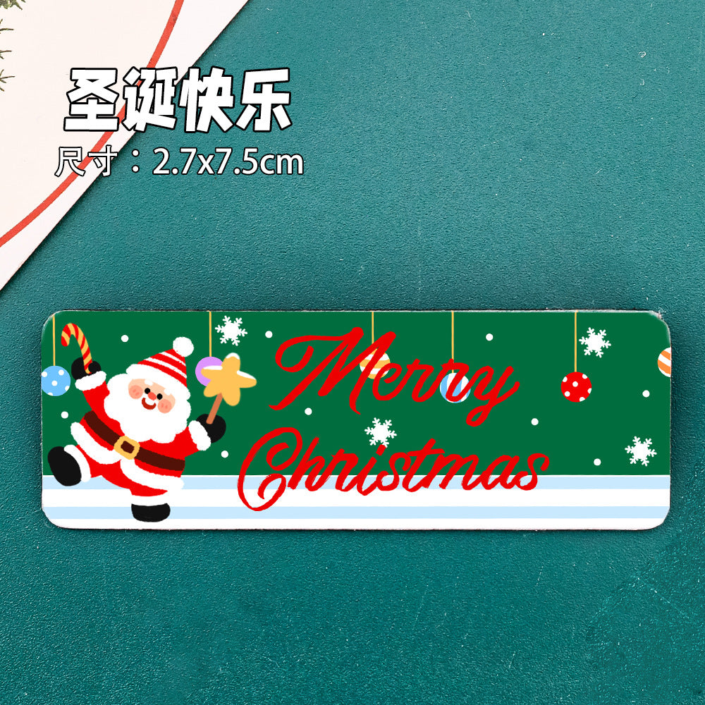 Giftwowo 1PC Cute Christmas Fridge Magnet – Creative DIY Decorative Magnetic Sticker, High-Quality Thick Magnetic Christmas Gift