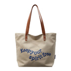 Giftwowo 1PC Shoulder Bag Large Capacity Shopping Bag Top Handbag School Bag