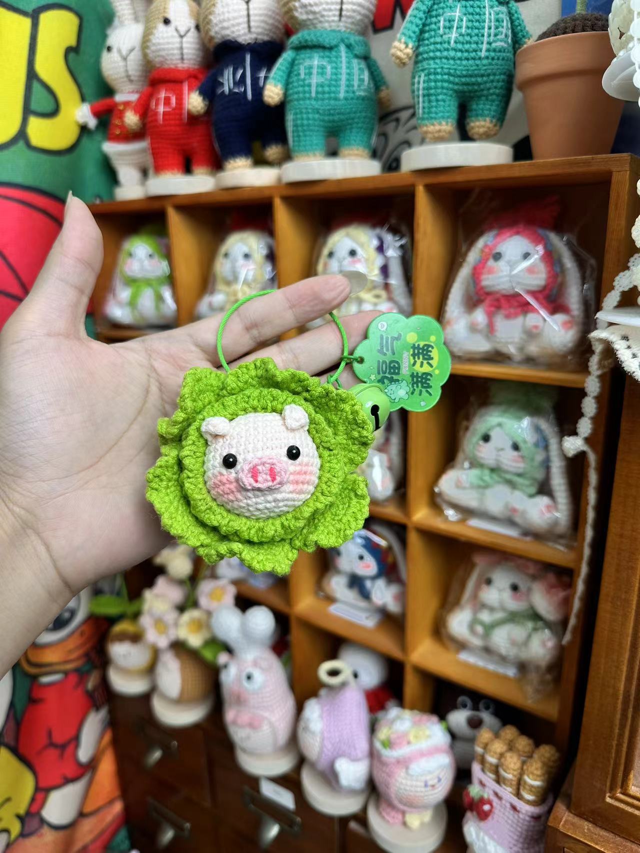 Giftwowo Pom-Pom Yarn Crochet, DIY Handmade Gift for Boyfriend and Girlfriend, Birthday and Qixi Festival, Unique Gift for Girls