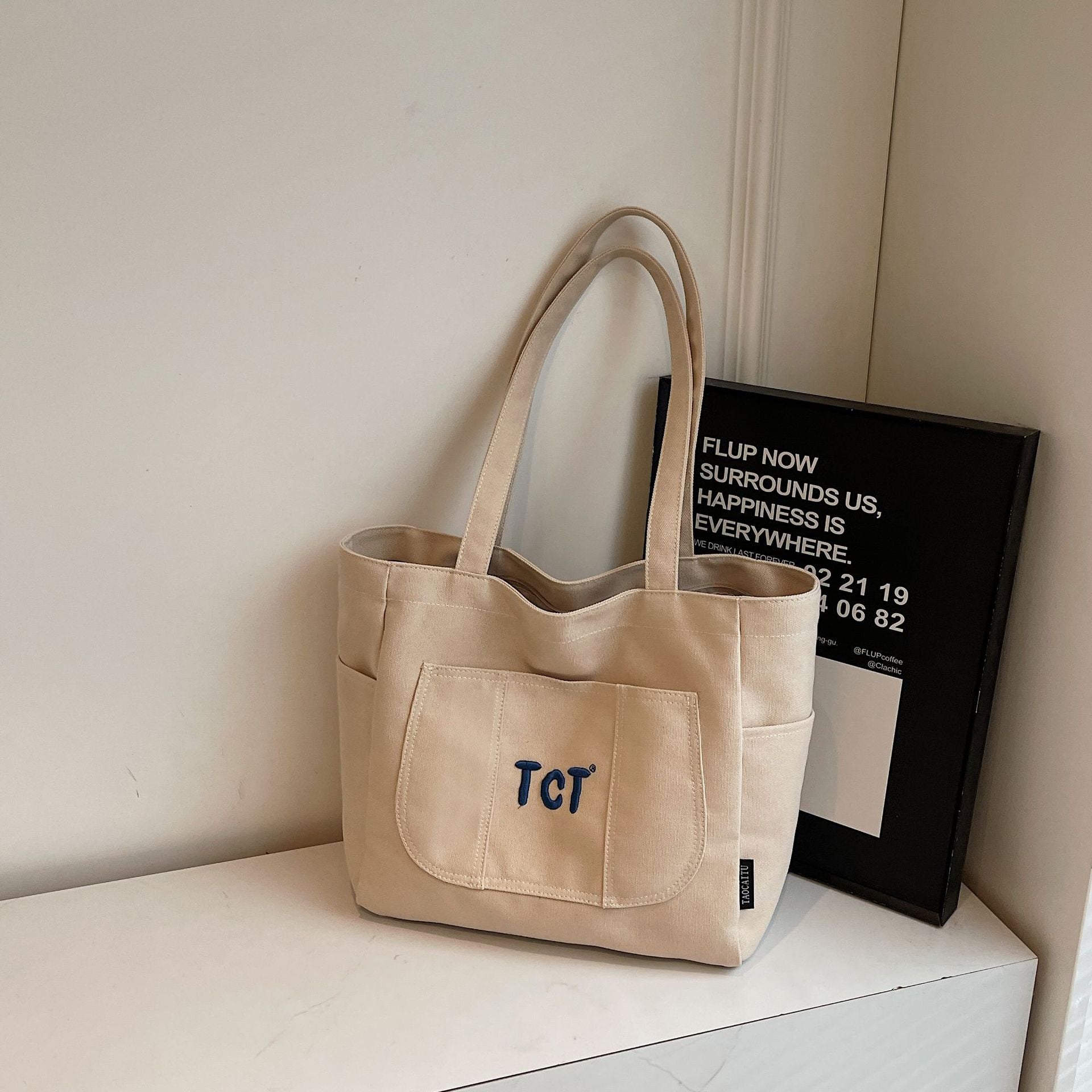 Giftwowo 1PC Lightweight & Stylish Women's Tote, Niche Design Crossbody Bag, Solid Color Shoulder Bag for Outdoor Travel