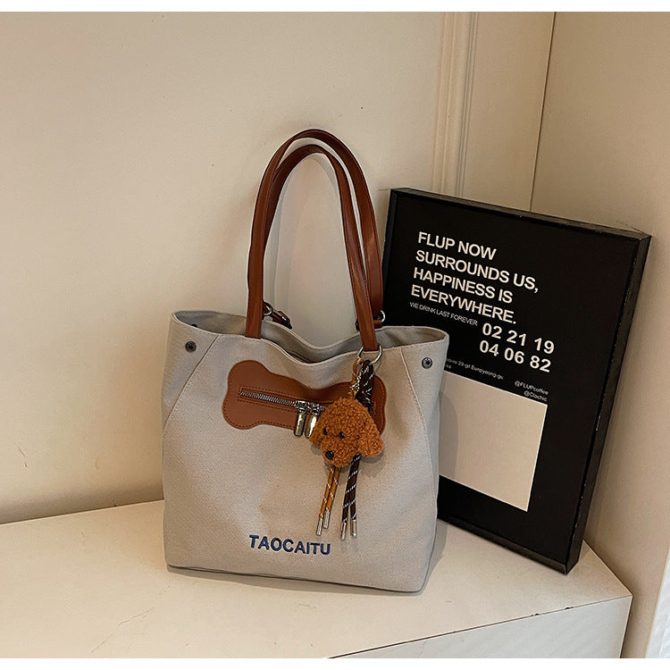 Giftwowo Fashion Eco-friendly Backpack, Shopping Tote, and Versatile Canvas Bag for Women, Large Capacity, Stylish & Practical for School, Commuting, and Daily Use