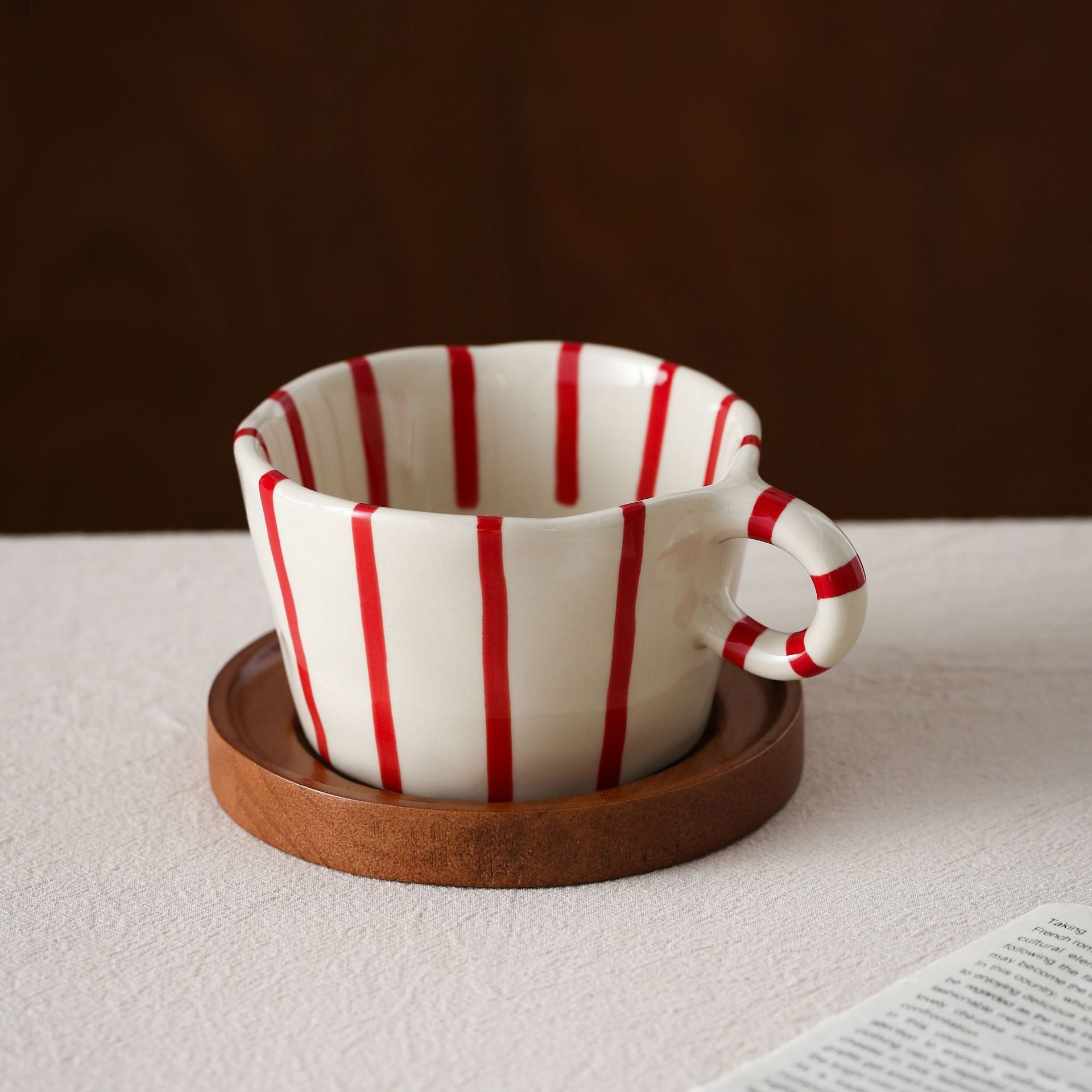 Giftwowo 1PC Japanese Retro Underglaze Colored Ceramic Coff Cup, Latte Highbrow Mug, Home Afternoon Tea Cup