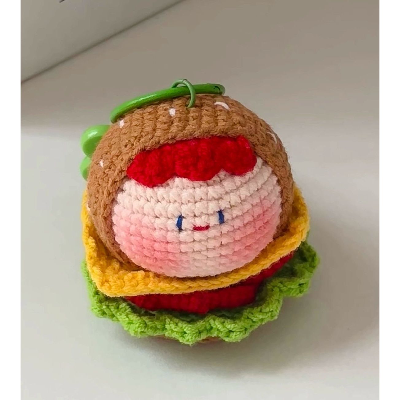 Giftwowo Handmade Yarn Crochet Pom-Pom Keychain, Bag Pendant, Creative Gift Series, Unique Handmade Accessories