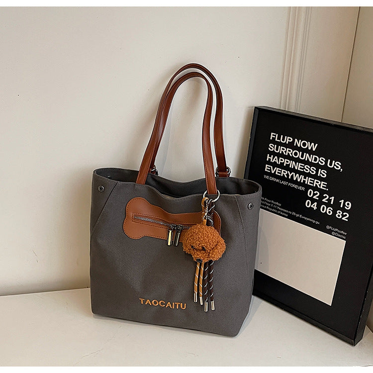 Giftwowo Fashion Eco-friendly Backpack, Shopping Tote, and Versatile Canvas Bag for Women, Large Capacity, Stylish & Practical for School, Commuting, and Daily Use