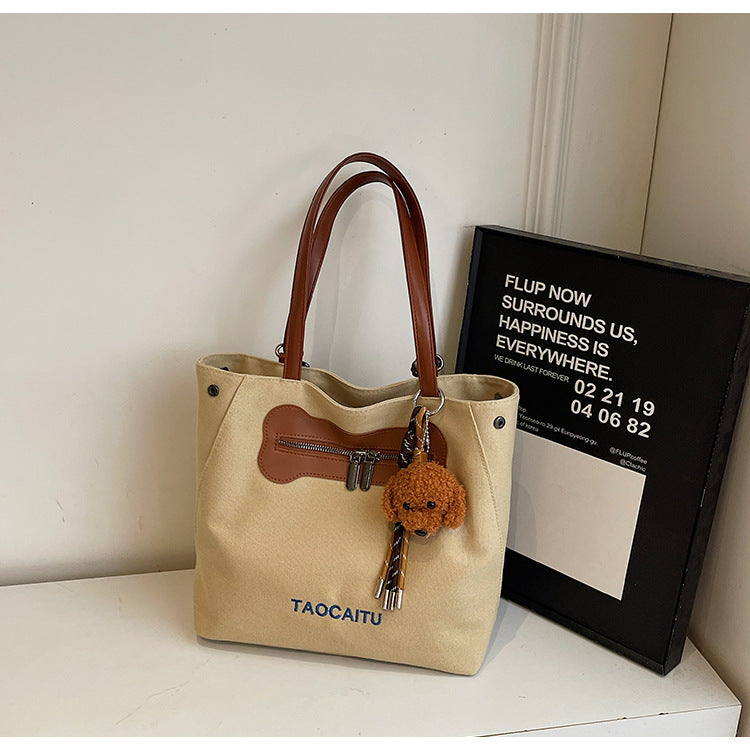 Giftwowo Fashion Eco-friendly Backpack, Shopping Tote, and Versatile Canvas Bag for Women, Large Capacity, Stylish & Practical for School, Commuting, and Daily Use