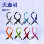 Giftwowo Pet Dog Car Seatbelt, Double-Sided Reflective Safety Leash, Explosion-Proof Car Strap for Medium & Large Dogs