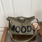 Giftwowo New Men’s Crossbody Bag, Large Capacity Canvas Bag, Stylish Korean Backpack for Women & Students