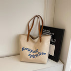 Giftwowo 1PC Shoulder Bag Large Capacity Shopping Bag Top Handbag School Bag