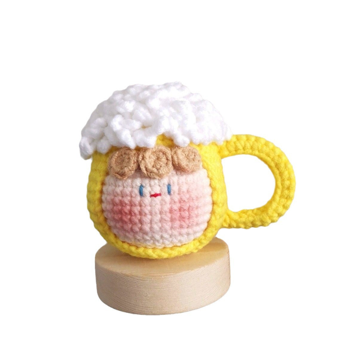 Giftwowo Handmade Yarn Crochet Pom-Pom Keychain, Bag Pendant, Creative Gift Series, Unique Handmade Accessories