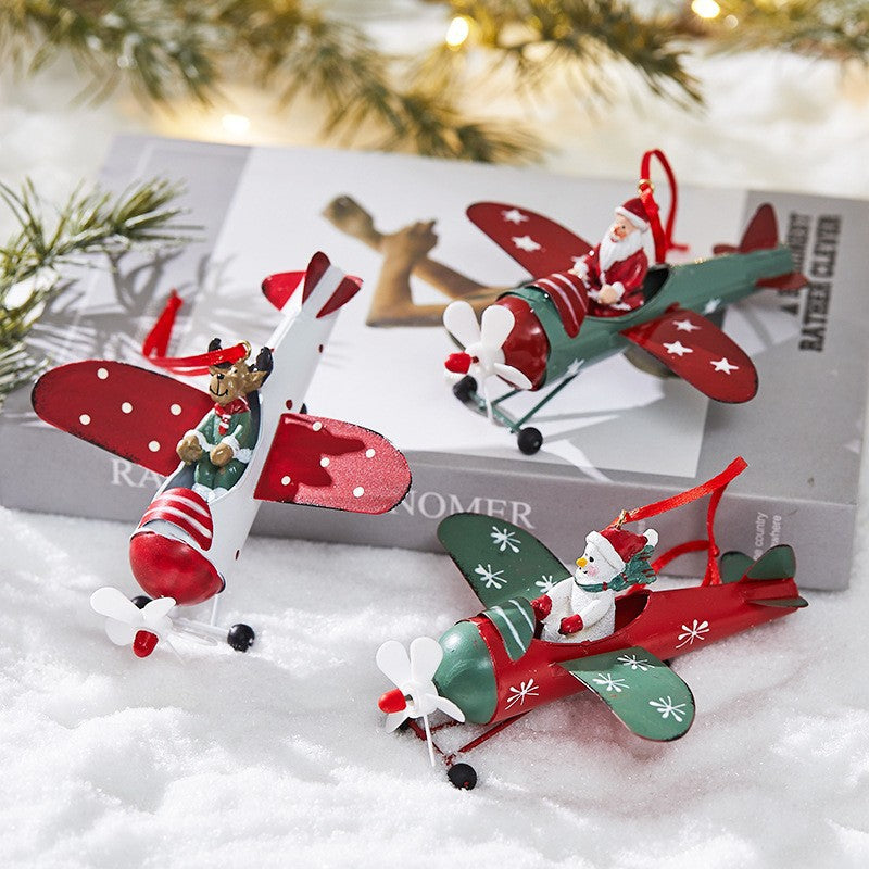 Giftwowo 1PC Christmas Tree Ornaments Creative Elk Snowman Santa Claus Decorations for Home Xmax Tree Decor Gifts