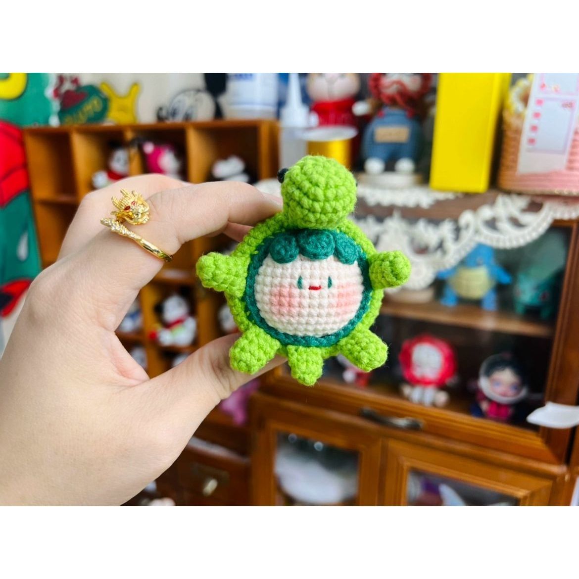 Giftwowo Handmade Yarn Crochet Pom-Pom Keychain, Bag Pendant, Creative Gift Series, Unique Handmade Accessories