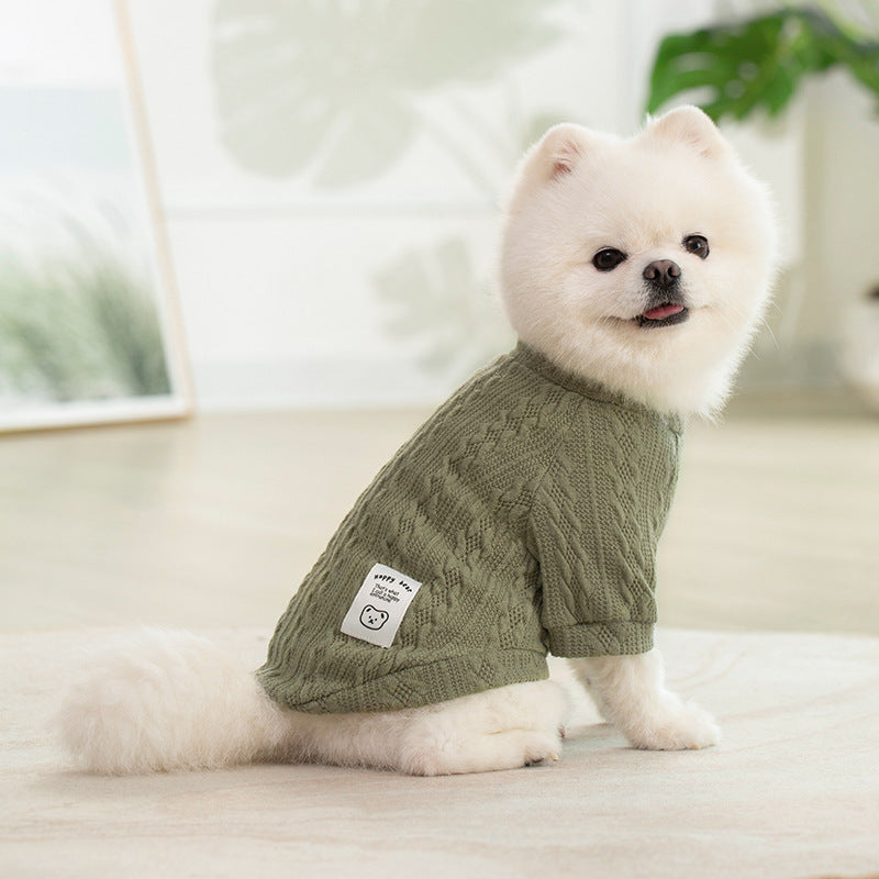 Giftwowo Pet Sweater Autumn Winter Style, Cat and Dog Clothes, Knitted Yarn Sweater for Cats and Dogs