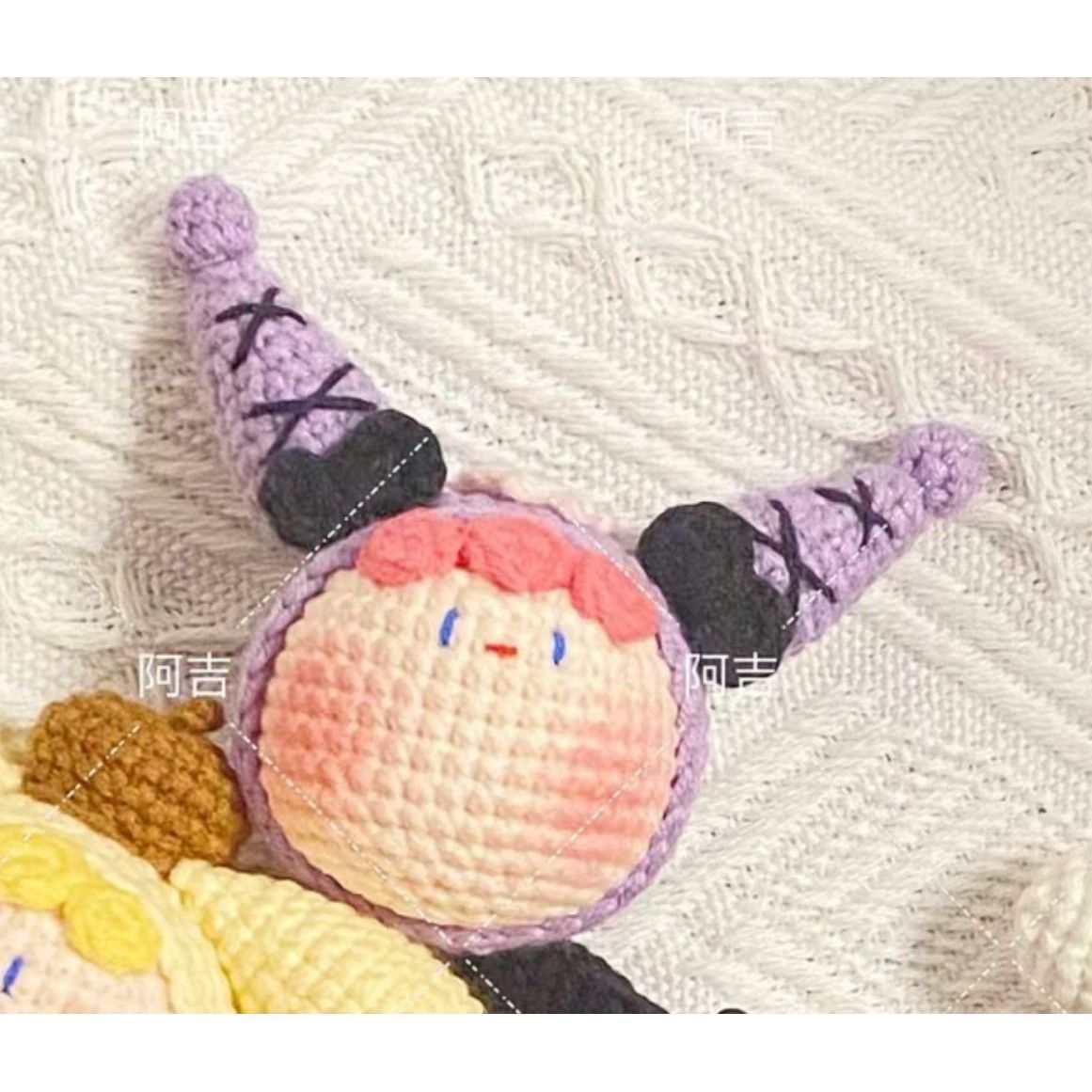 Giftwowo Pom-Pom Yarn Crochet, DIY Handmade Gift for Boyfriend and Girlfriend, Birthday and Qixi Festival, Unique Gift for Girls