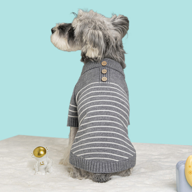 Giftwowo Pet Sweater Autumn Winter Style, Cat and Dog Clothes, Knitted Yarn Sweater for Cats and Dogs