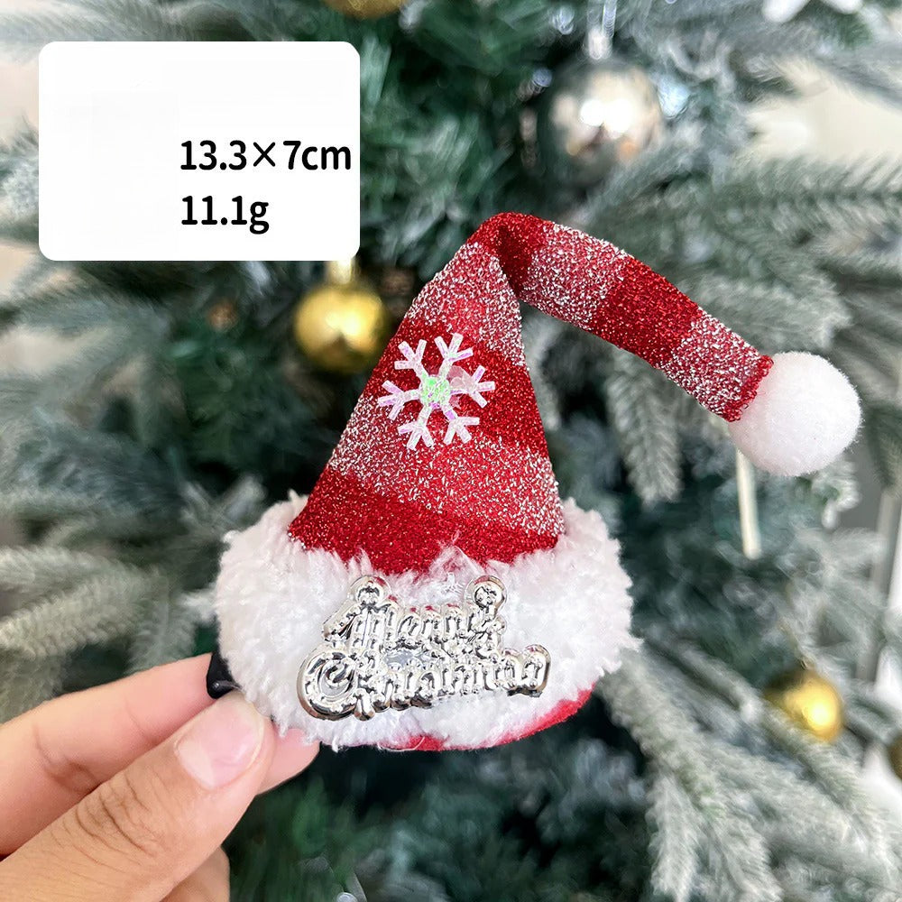 Giftwowo 1PC Cute Christmas Reindeer Antler Hair Clip – Cartoon Faux Deer Antlers for Kids, Magical and Sweet Christmas Headpiece