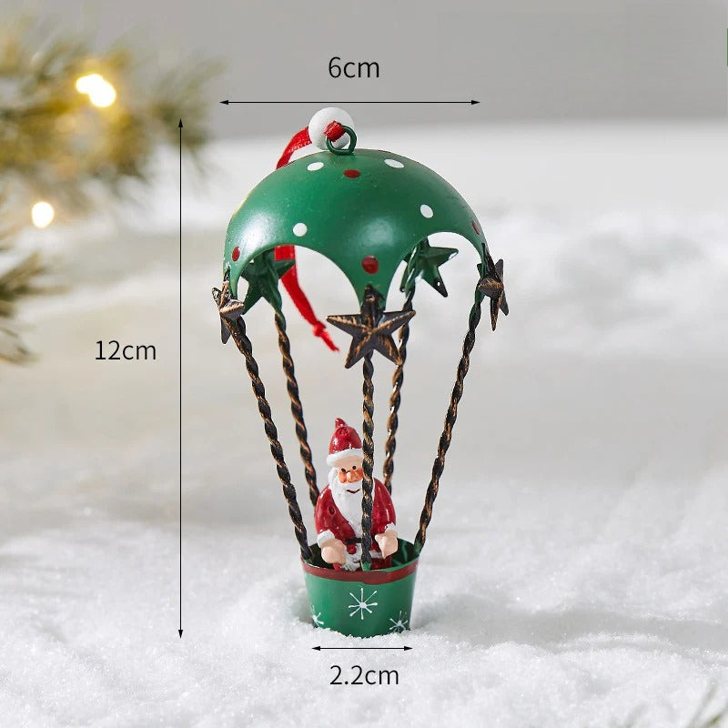 Giftwowo 1PC Christmas Tree Ornaments Creative Elk Snowman Santa Claus Decorations for Home Xmax Tree Decor Gifts