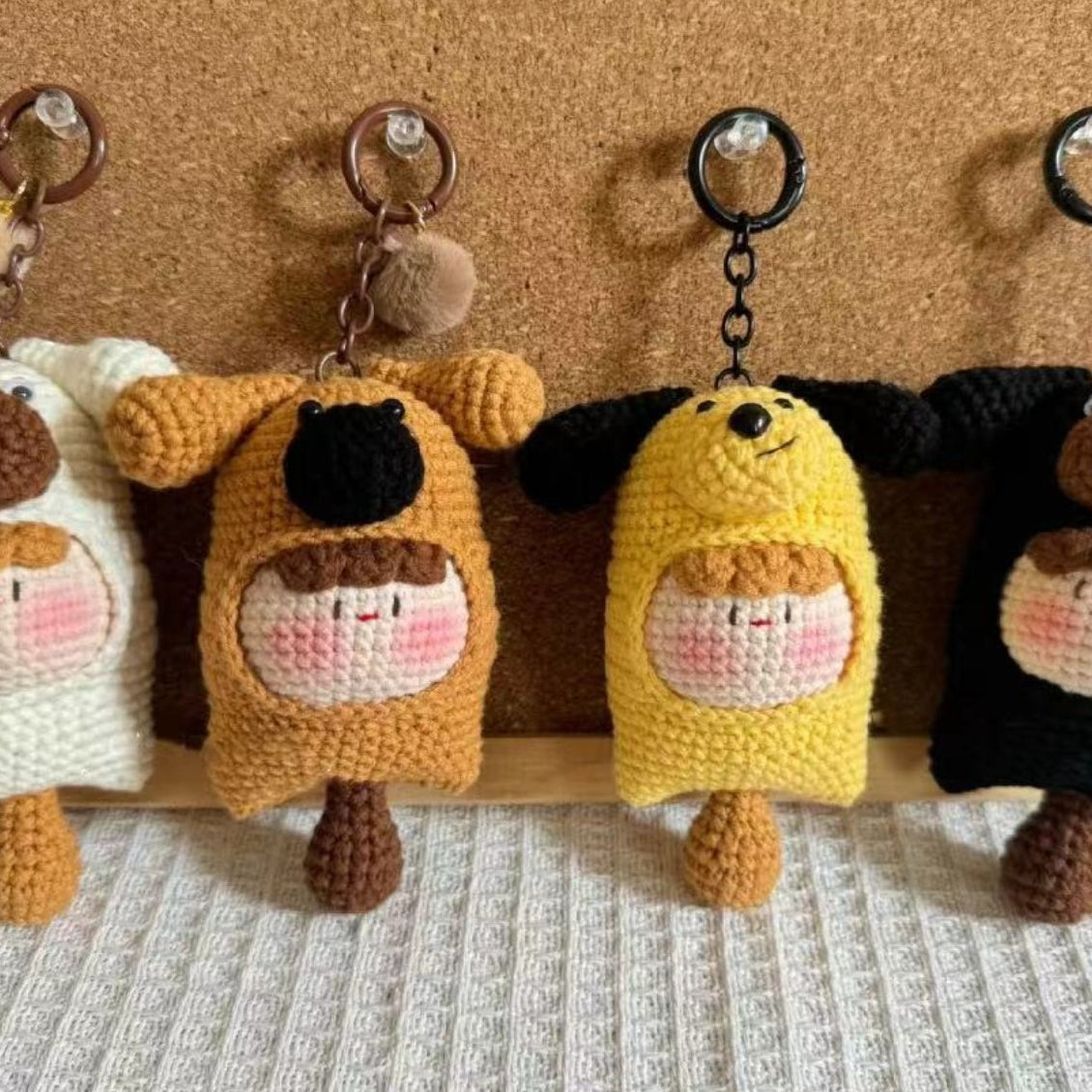 Giftwowo Pom-Pom Yarn Crochet, DIY Handmade Gift for Boyfriend and Girlfriend, Birthday and Qixi Festival, Unique Gift for Girls