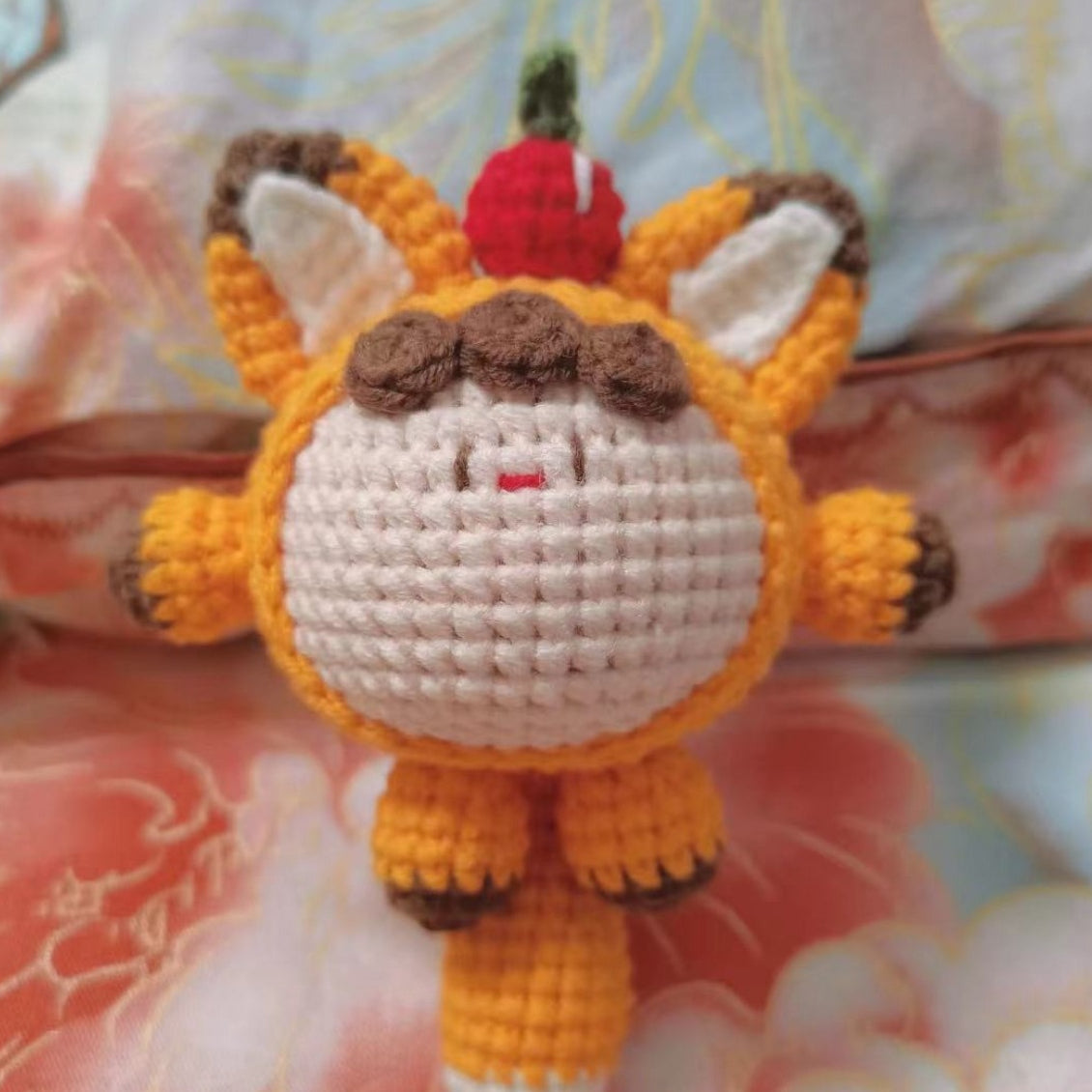 Giftwowo Pom-Pom Yarn Crochet, DIY Handmade Gift for Boyfriend and Girlfriend, Birthday and Qixi Festival, Unique Gift for Girls