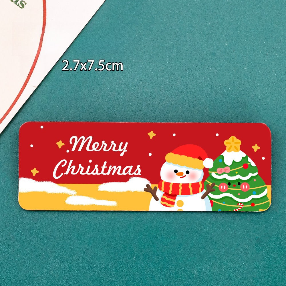 Giftwowo 1PC Cute Christmas Fridge Magnet – Creative DIY Decorative Magnetic Sticker, High-Quality Thick Magnetic Christmas Gift