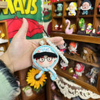 Giftwowo 1PC Handmade Crochet Yarn Doll Keychain, Figurine, Headband, Car Charm, Hair Accessory