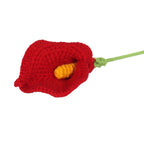 Giftwowo Handmade Crochet Calla Lily Yarn Flower - Faux Yarn Eternal Flower for Home Decor, Handcrafted Calla Lily Crochet Art