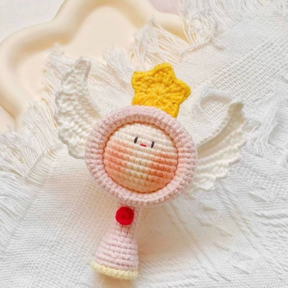 Giftwowo Pom-Pom Yarn Crochet, DIY Handmade Gift for Boyfriend and Girlfriend, Birthday and Qixi Festival, Unique Gift for Girls