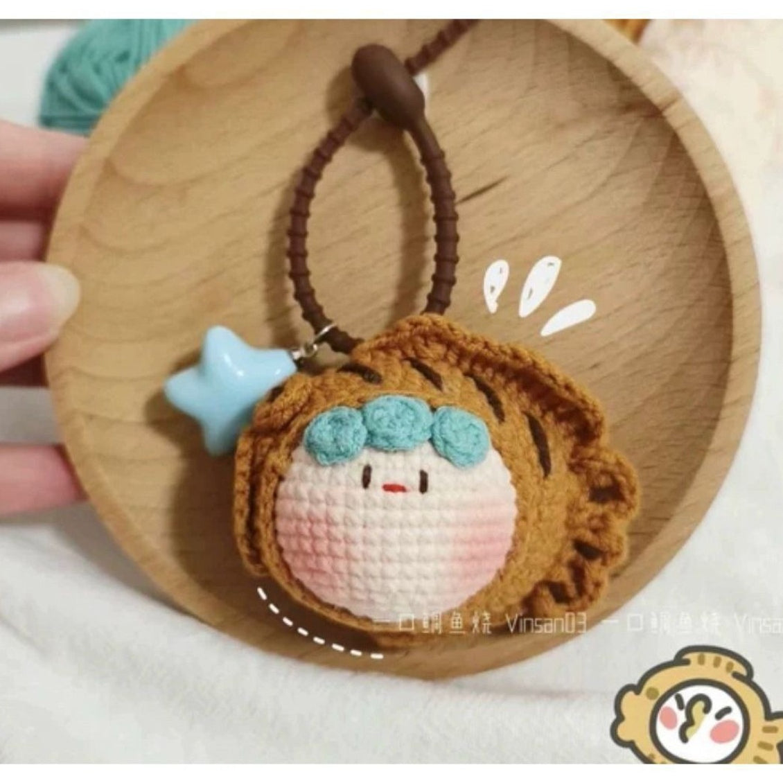 Giftwowo Pom-Pom Yarn Crochet, DIY Handmade Gift for Boyfriend and Girlfriend, Birthday and Qixi Festival, Unique Gift for Girls