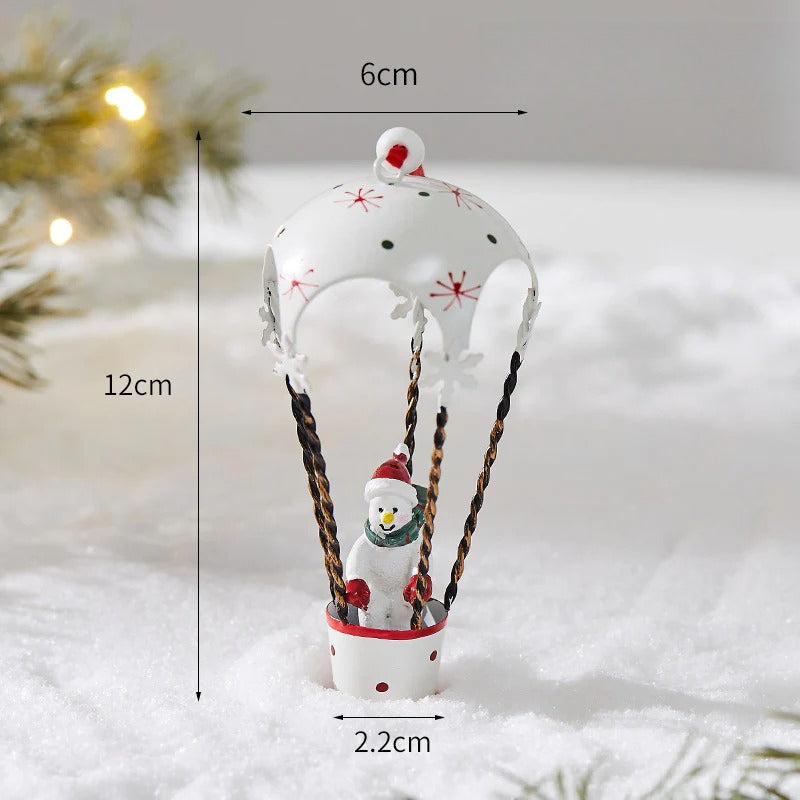 Giftwowo 1PC Christmas Tree Ornaments Creative Elk Snowman Santa Claus Decorations for Home Xmax Tree Decor Gifts