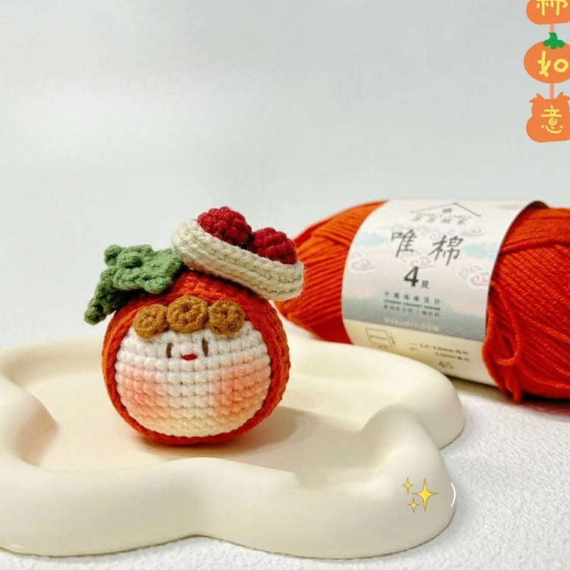 Giftwowo Pom-Pom Yarn Crochet, DIY Handmade Gift for Boyfriend and Girlfriend, Birthday and Qixi Festival, Unique Gift for Girls